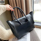 Fashion Women Shoulder Bags Large Capacity Handbags Simple Retro Tote Bags Solid Color Famous Brand High Quality Bags - Shopthatapp.ca