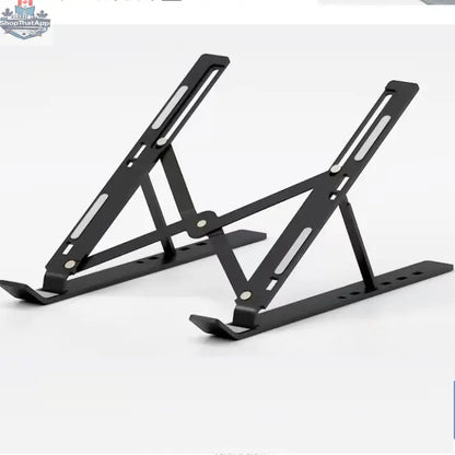 Folding Aluminum Laptop Stand for Desktop Use - Shopthatapp.ca