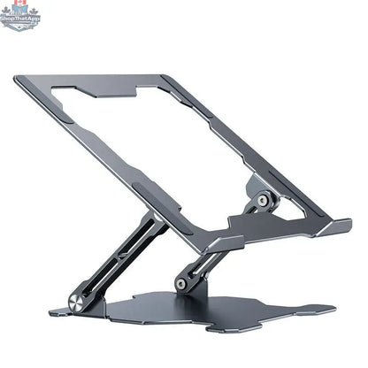 Adjustable Laptop Stand Portable Computer Stand Aluminum Alloy Laptop Riser Compatible Laptop Stand Holder - Shopthatapp.ca