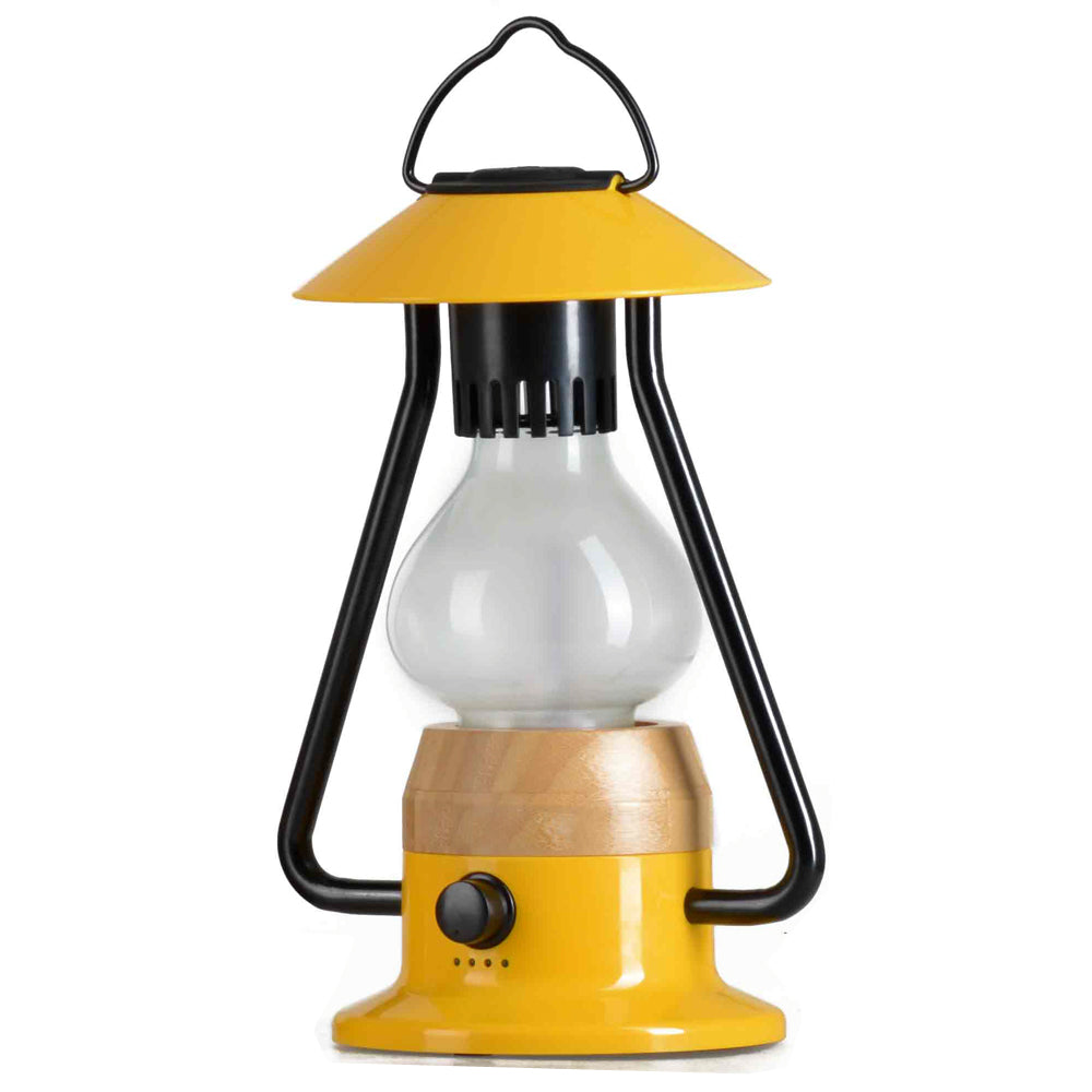 TRU De-LIGHT ROMANTICO LED All-in-One Lamp, Rechargeable, Bluetooth Music Speaker - FIRE RED / YELLOW / AUQA BLUE / GREEN / BLACK - Www.Shopthatapp.ca