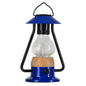 Zoppinh TRU De-LIGHT ROMANTICO LED lantern in vibrant fire red, yellow, aqua blue, green, or black with rechargeable light and Bluetooth speaker.