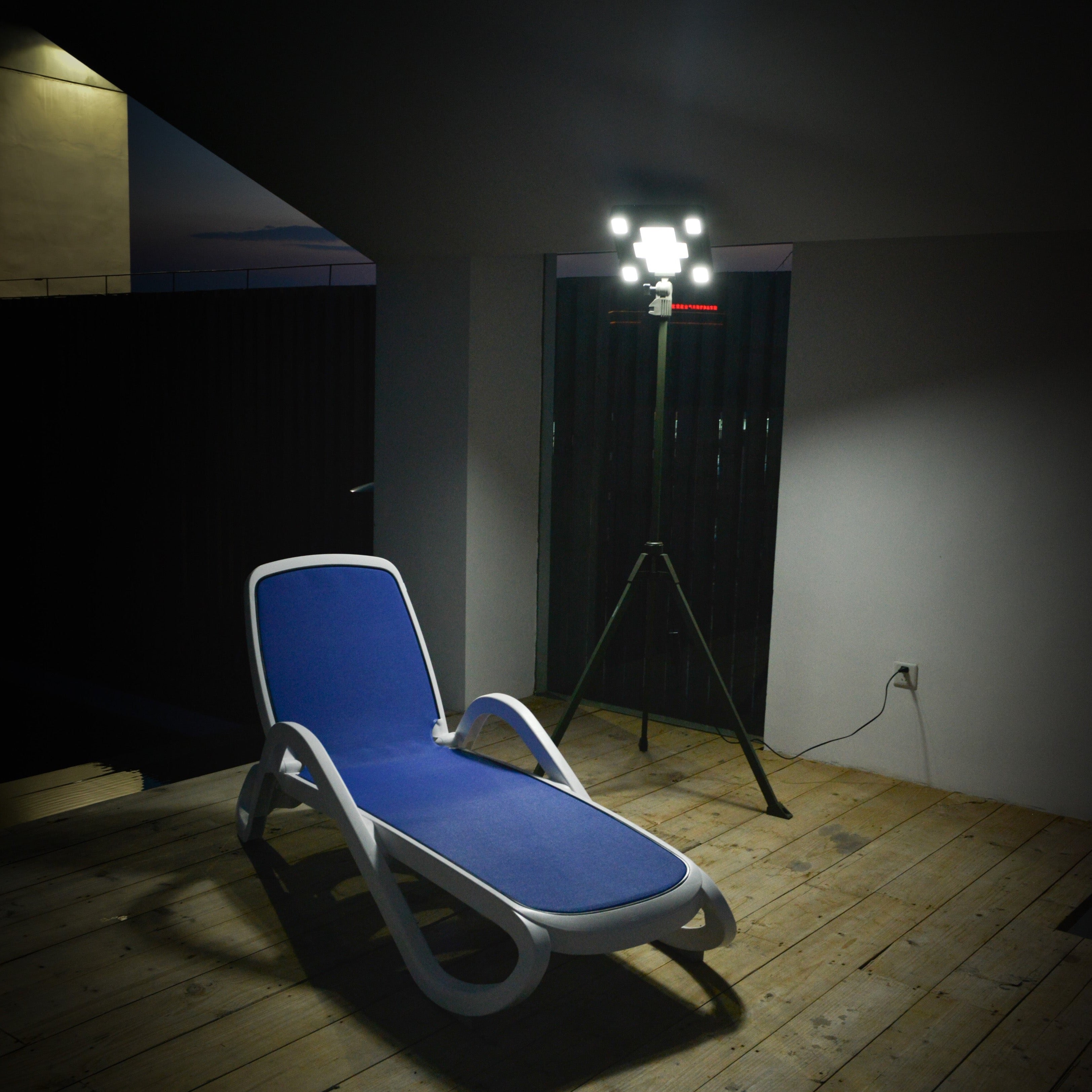 TRU De-LIGHT WHITENIGHT Multipurpose LED Solar / AC / DC - Garden, Camping Main Light + 4 Independent Detachable Multi Mode Side Lights / Tripod + Carrying Bag - Www.Shopthatapp.ca