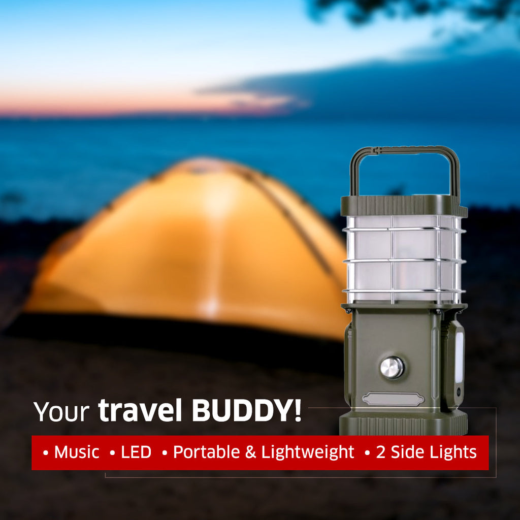 TRU De-LIGHT BUDDY Dimmable LED Lamp / Power Bank / Bluetooth Speaker / Independent side lamps - Music / Decoration - All-In-One - Www.Shopthatapp.ca