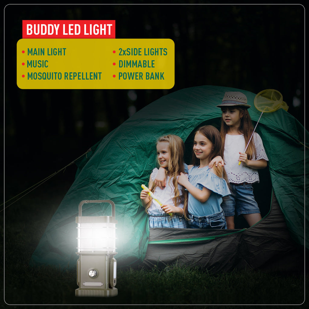TRU De-LIGHT BUDDY Dimmable LED Lamp / Power Bank / Bluetooth Speaker / Independent side lamps - Music / Decoration - All-In-One - Www.Shopthatapp.ca