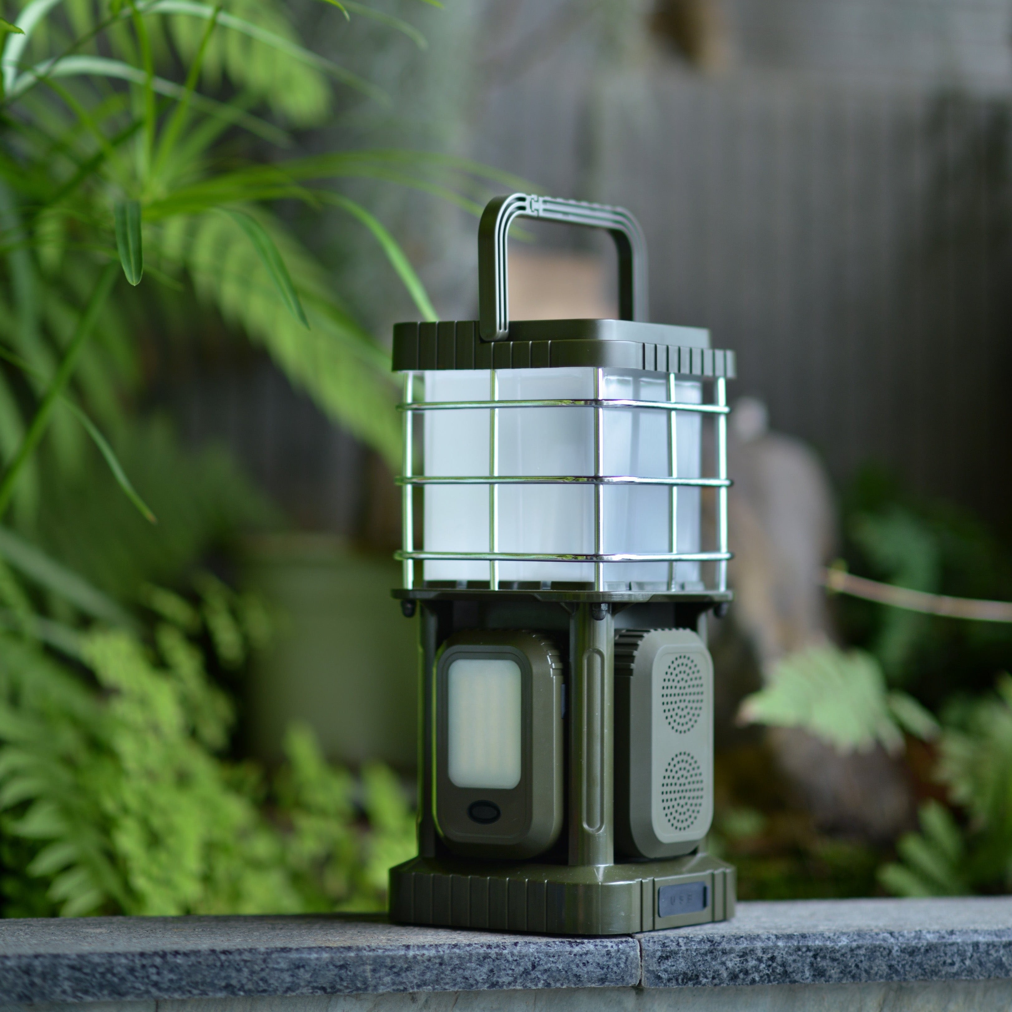 TRU De-LIGHT BUDDY Dimmable LED Lamp / Power Bank / Bluetooth Speaker / Independent side lamps - Music / Decoration - All-In-One - Www.Shopthatapp.ca