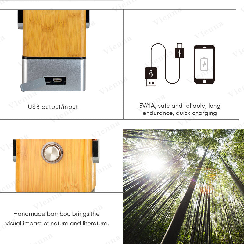 TRU De-LIGHT VIENNA LED, Dimmable Desk Lamp - Lamp / Power Bank / Decoration All-In-One - Www.Shopthatapp.ca