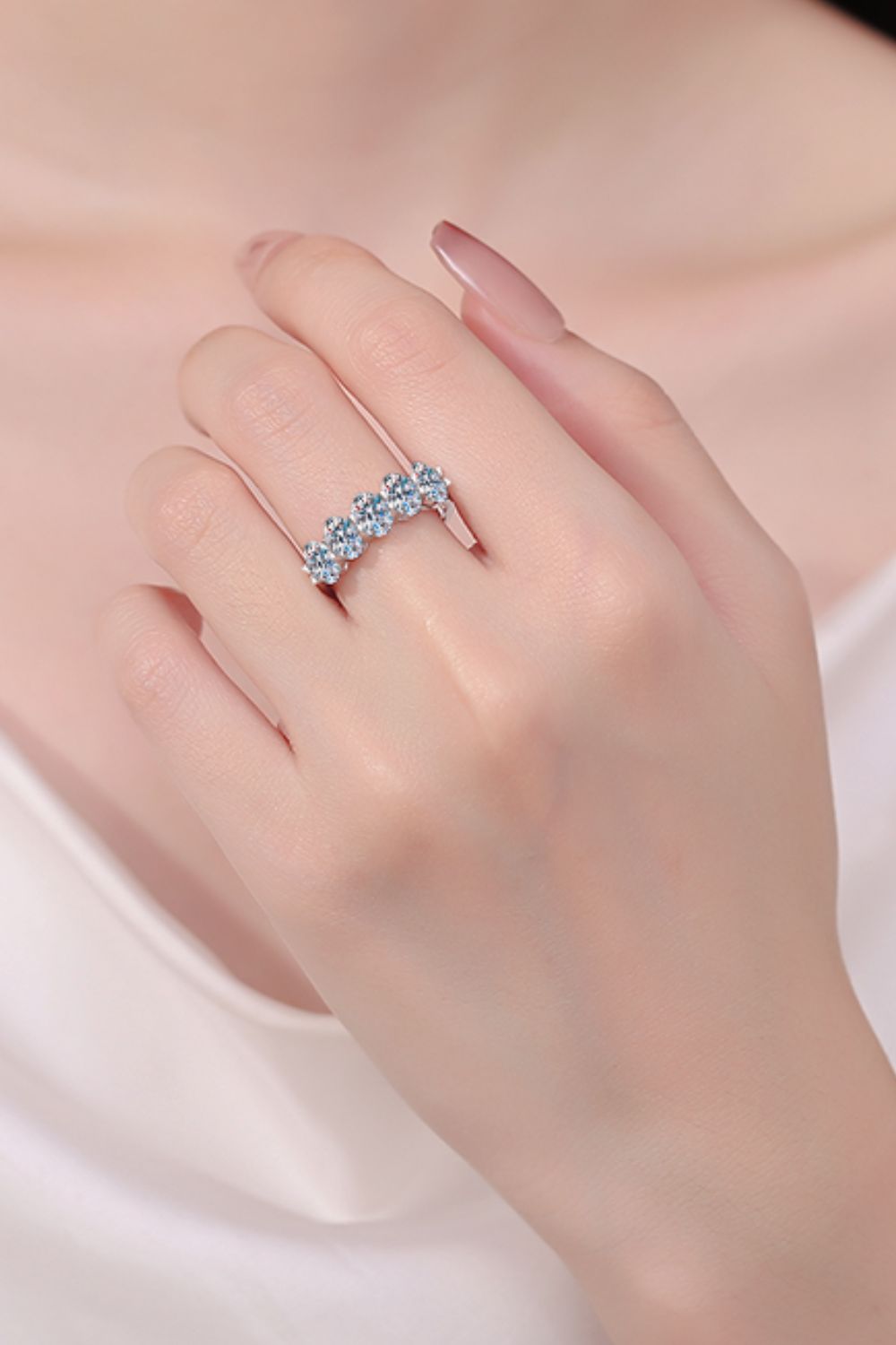 2.5 Carat Moissanite Ring in 925 Sterling Silver - Shopthatapp.ca