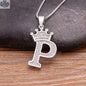 Elegant Silver Letter Pendant with Chain - Personalize Your Style - Shopthatapp.ca