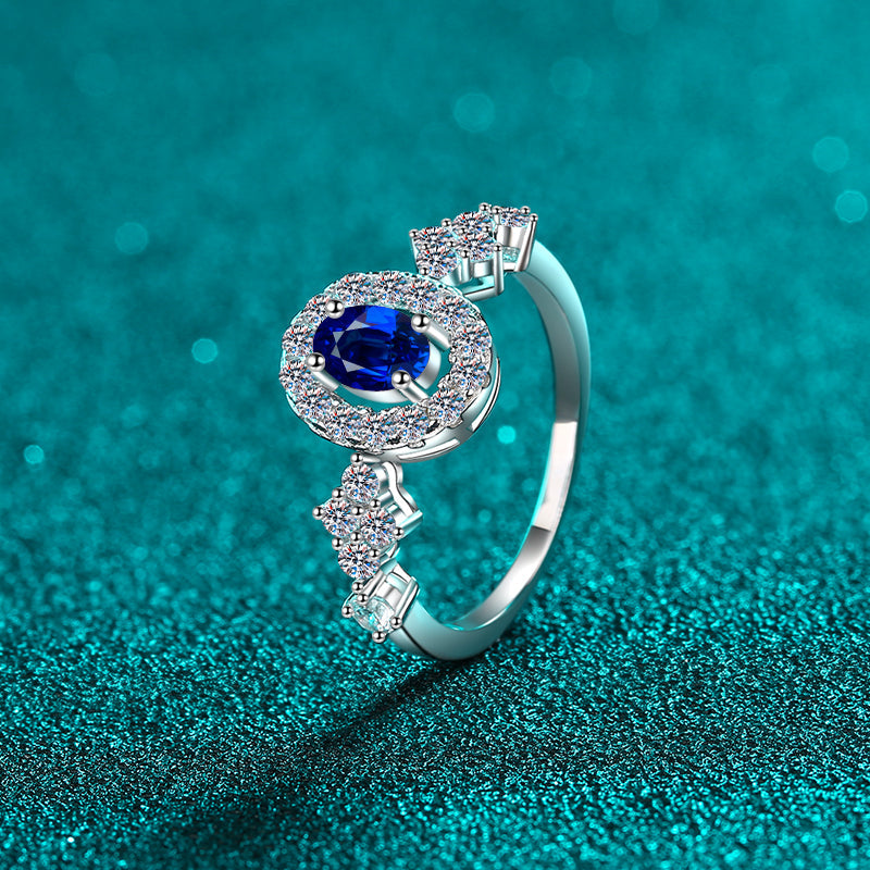 925 Sterling Silver Moissanite Ring - Shopthatapp.ca