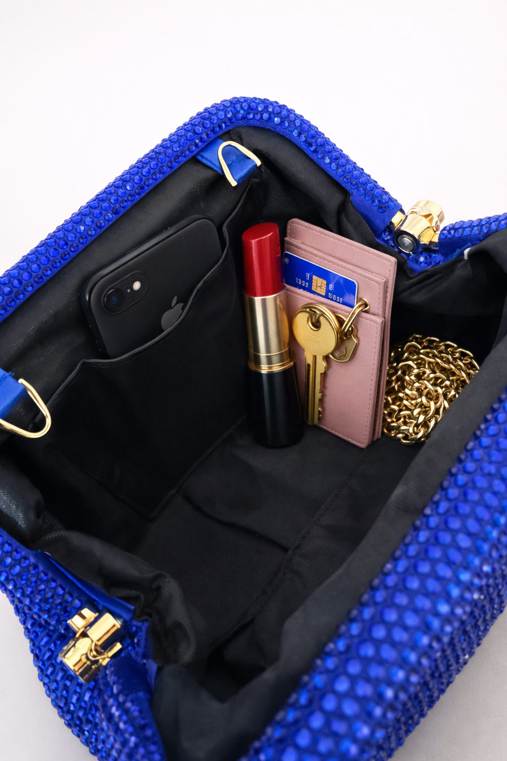 Luxury Blue Clutch Bag - Elevate Your Evening Style