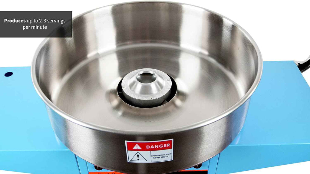 Canadian Flosser Cotton Candy Machine with Cart (Blue)