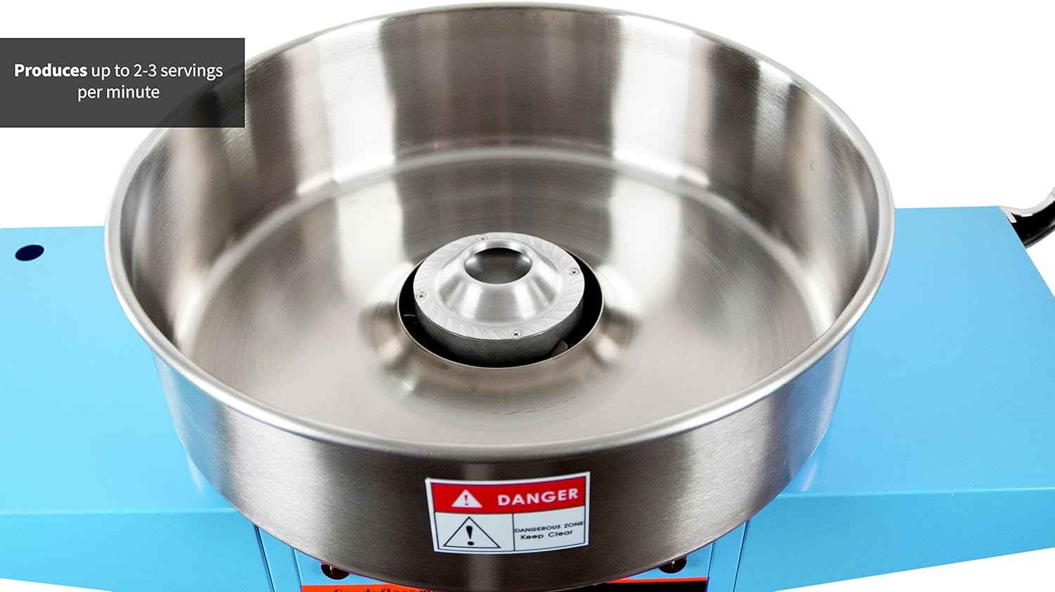 Canadian Flosser Cotton Candy Machine with Cart (Blue)