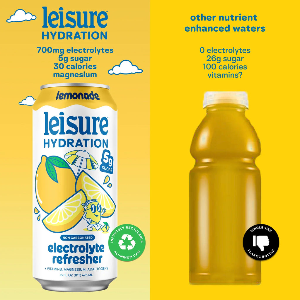Leisure Hydration Lemonade - Refreshing Lemonade Hydration Drink