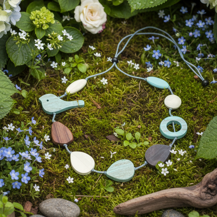 Wooden Bird Necklace - Shopthatapp.ca