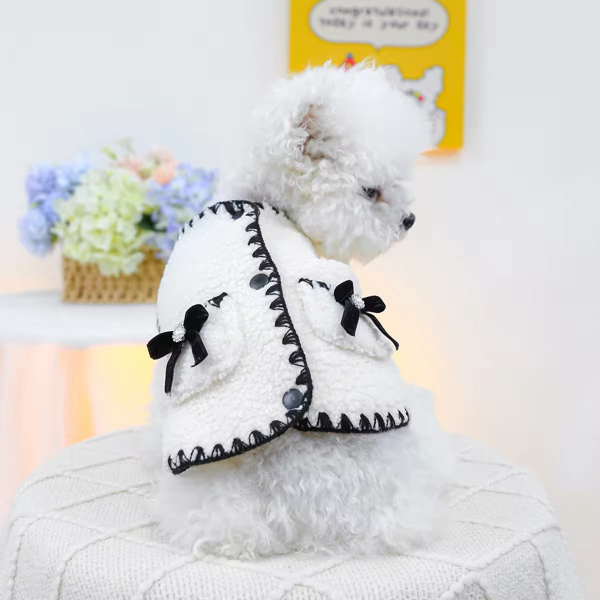 Zelda Vest - Luxury Fur Dog Vest for Stylish Pets - Shopthatapp.ca