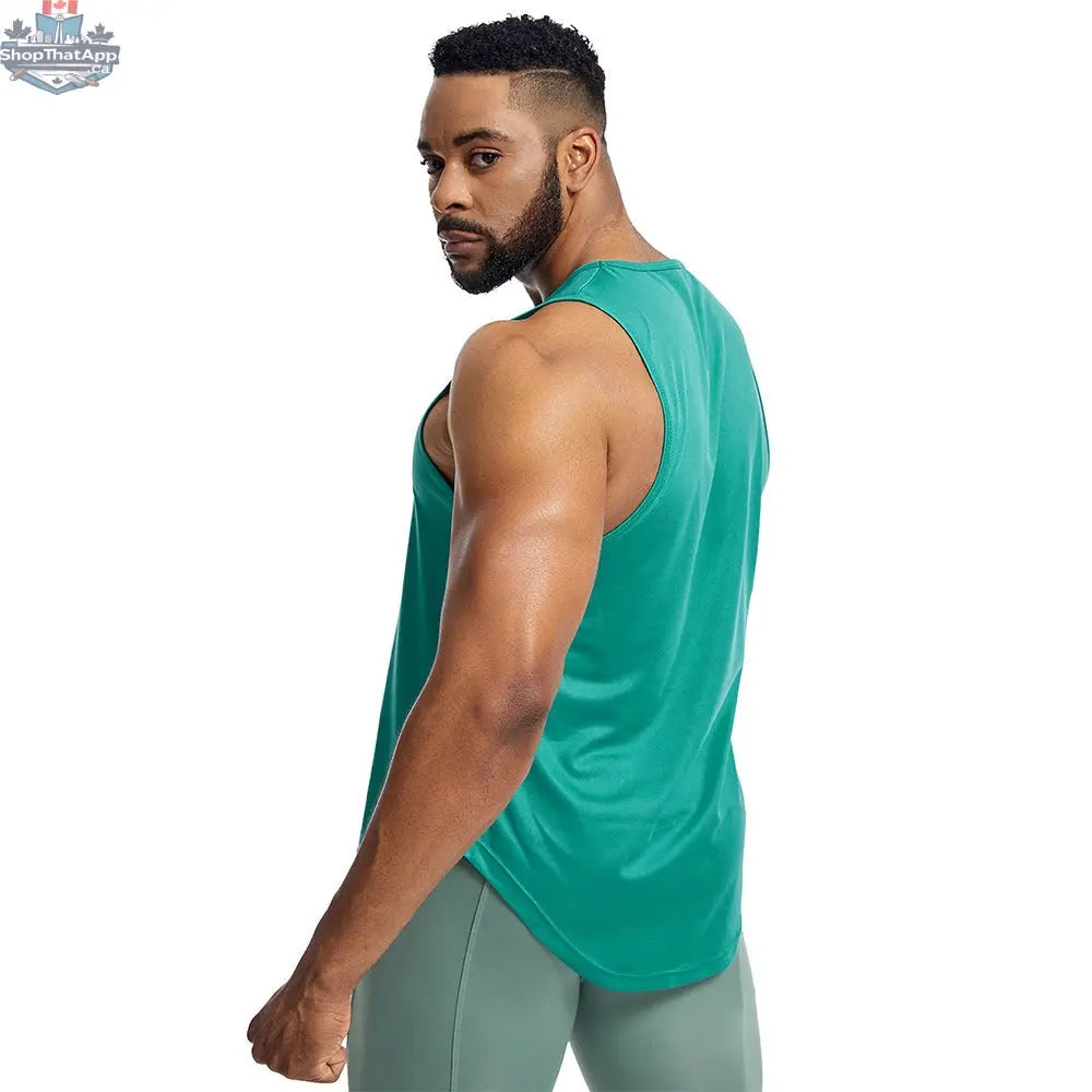 Men's Quick-Drying Sports Vest Fitness Apparel - Shopthatapp.ca