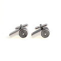 Men's Lifestyle Style Electroplated White Steel Cufflinks
