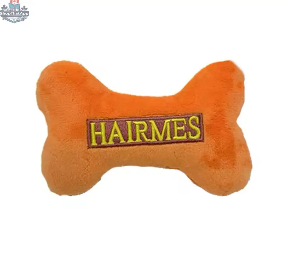 Hairmes Bone Plush Toy – Luxury Plush Dog Toy - Shopthatapp.ca