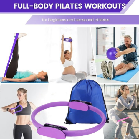 13-Piece Yoga & Pilates Set — Complete Home Workout Kit