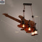 Bar American Chandelier Retro Chandelier Creative Lamp - Shopthatapp.ca