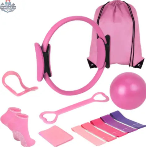 13-Piece Yoga & Pilates Set — Complete Home Workout Kit - Shopthatapp.ca