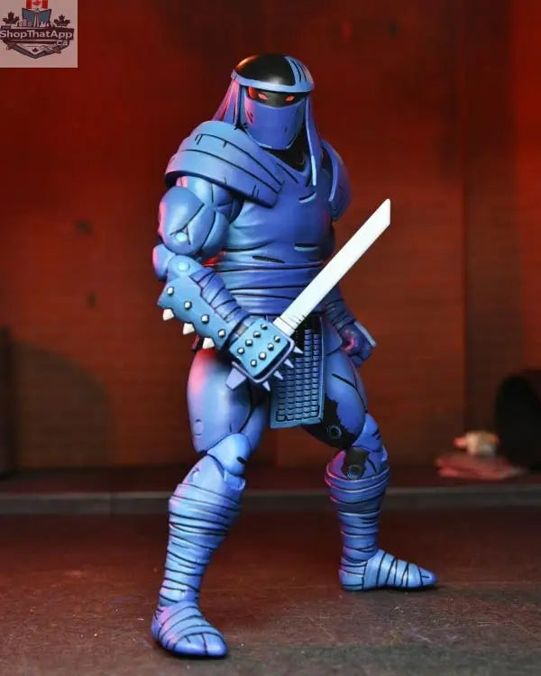 Toy Snowman Teenage Mutant Ninja Turtles Foot Enforcer action figure from Mirage Comics, detailed collectible toy for TMNT fans.