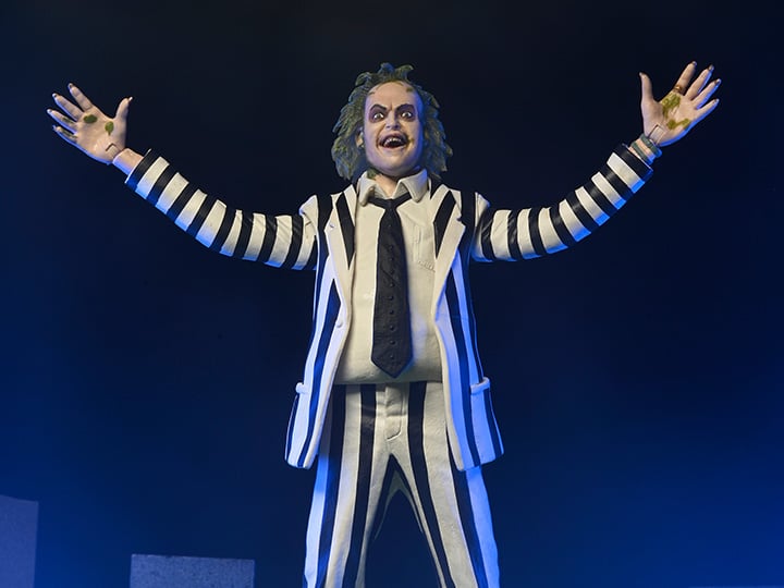Beetlejuice (Black and White Suit) Action Figure - Www.Shopthatapp.ca