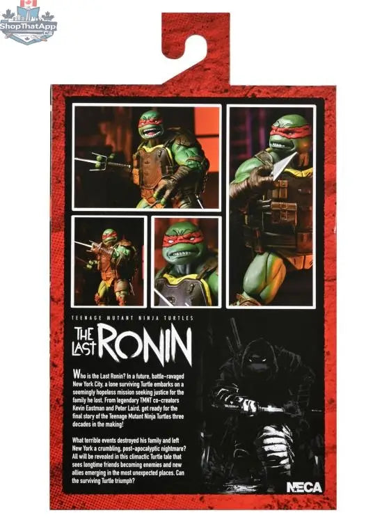 Toy Snowman Neca Teenage Mutant Ninja Turtles Ultimate Raphael action figure from The Last Ronin, detailed collectible toy with weapon accessories.
