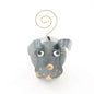Suzie Blue Canada dog-shaped card holder used as home decor, featuring a cute dog design for stylish organization.