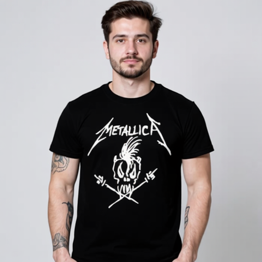 Metallica - Scary Bones Black T-Shirt - Www.Shopthatapp.ca