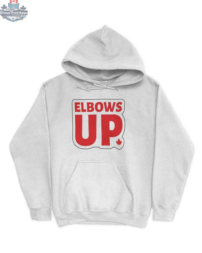 Elbows Up gift idea featuring a creatively designed card with playful typography, perfect for special occasions.