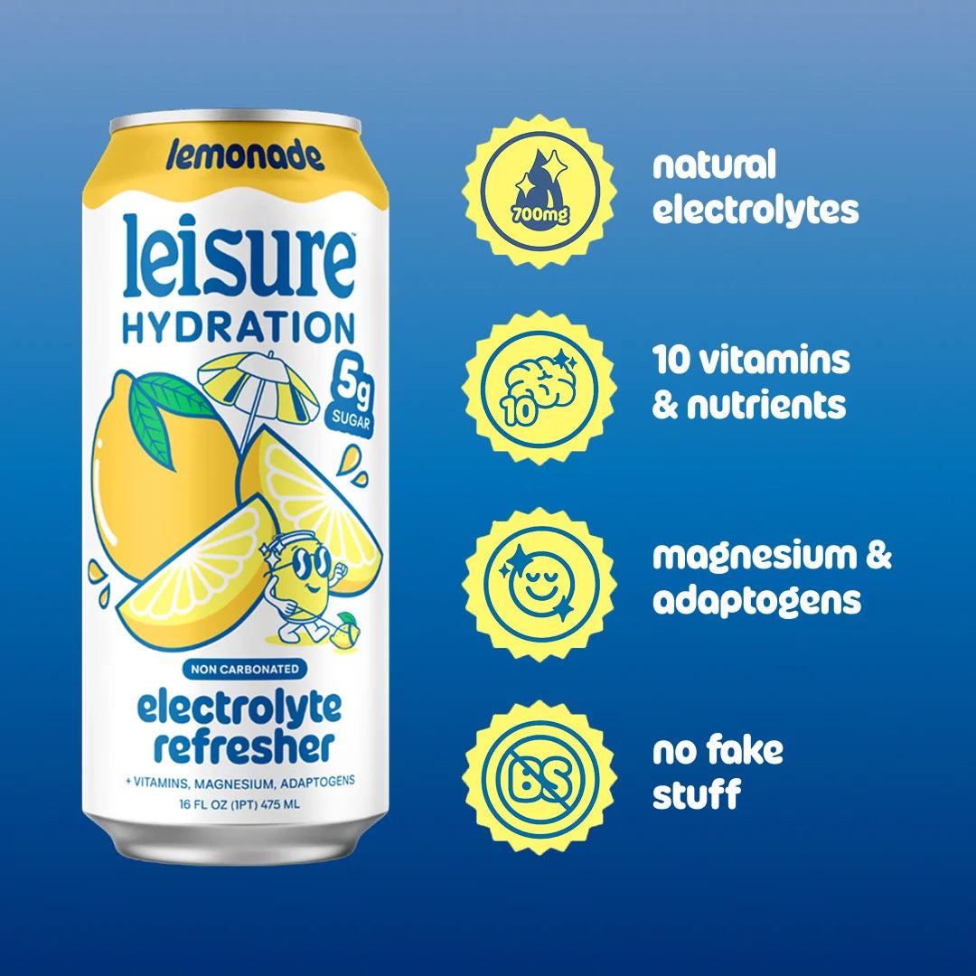Leisure Hydration Lemonade - Refreshing Lemonade Hydration Drink