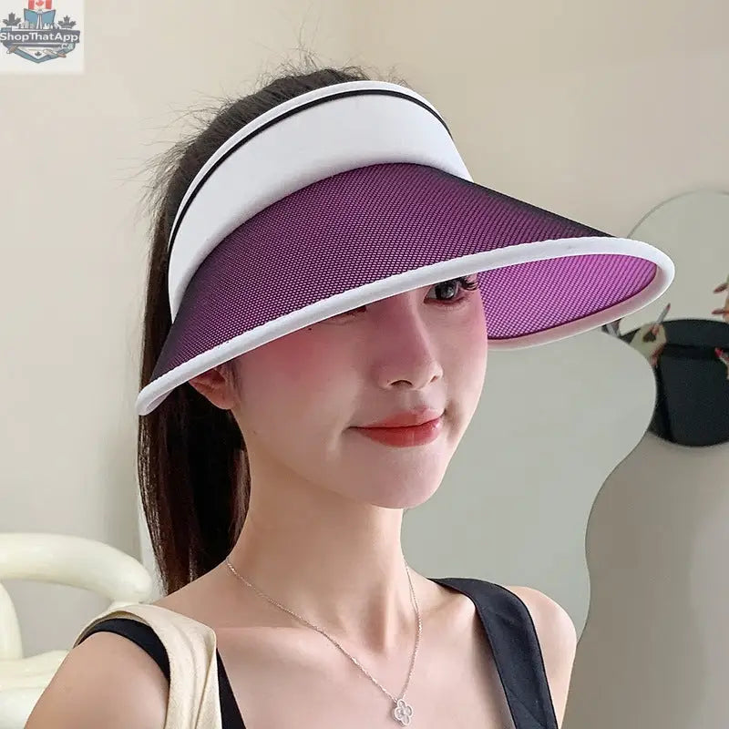Brim Fan Sun Bonnet Woman Charging - Shopthatapp.ca
