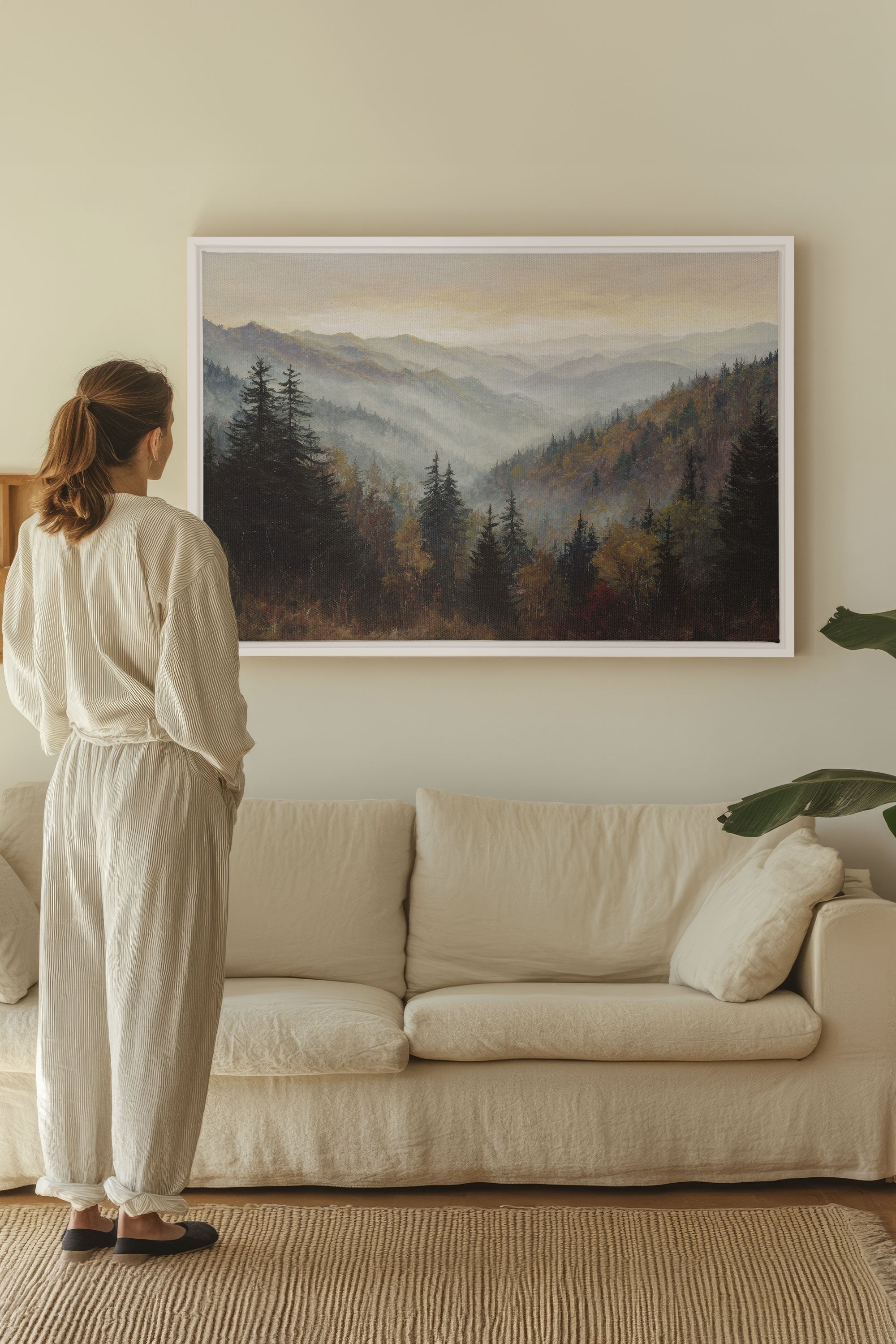 MOUNTAIN MORNING II Stretched Canvas Artwork