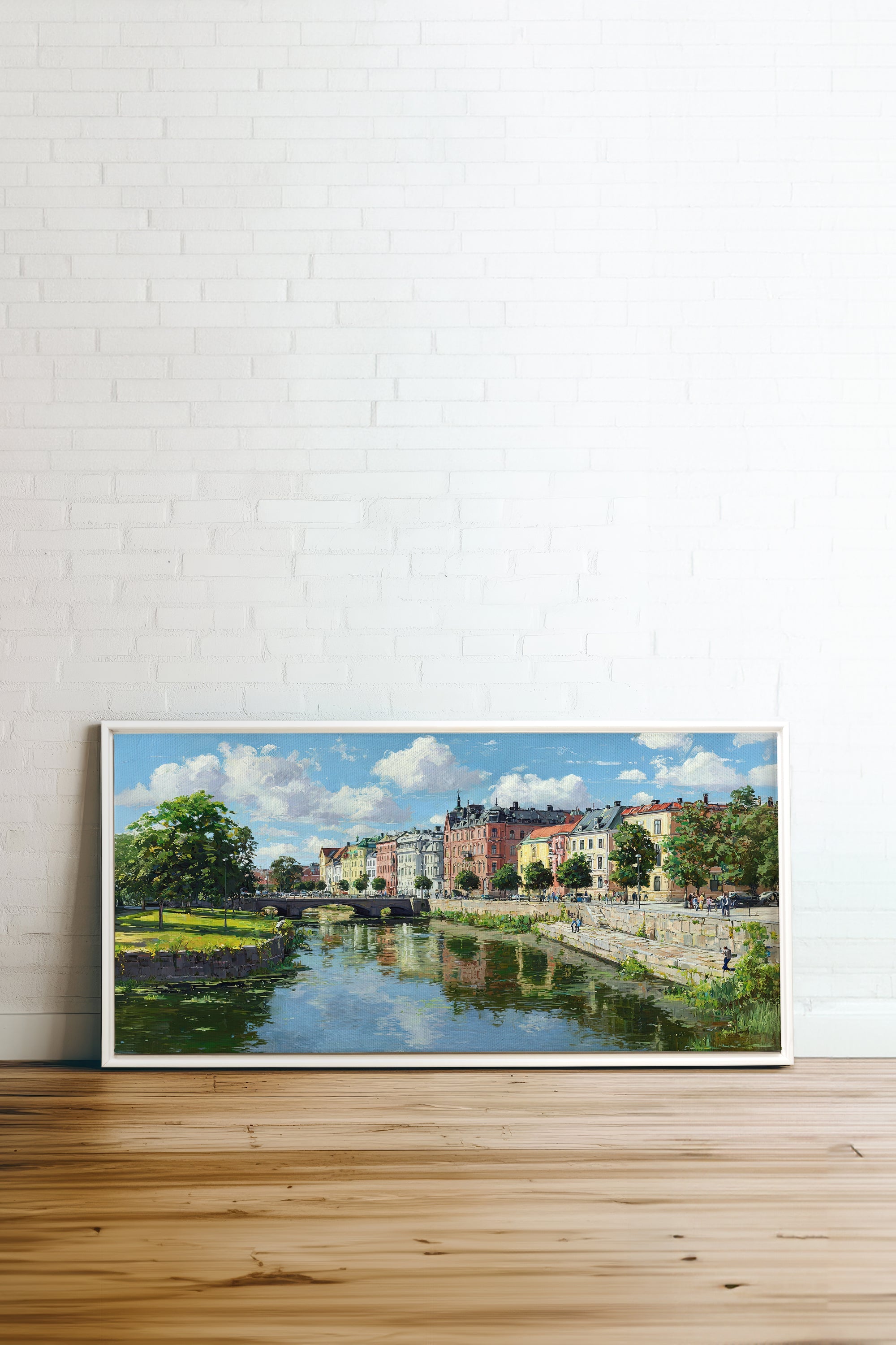 Northern Calm Canvas Artwork - Oeuvre sur toile étirée