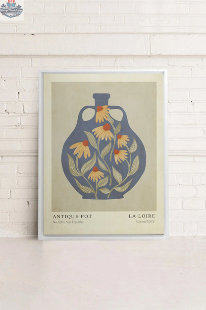 LA LOIRE - Oeuvre sur toile élégante pour une décoration intérieure raffinée - Shopthatapp.ca