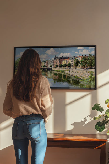Northern Calm Canvas Artwork - Oeuvre sur toile étirée - Shopthatapp.ca