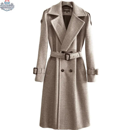 knee Herringbone Coat For Mens - Shopthatapp.ca