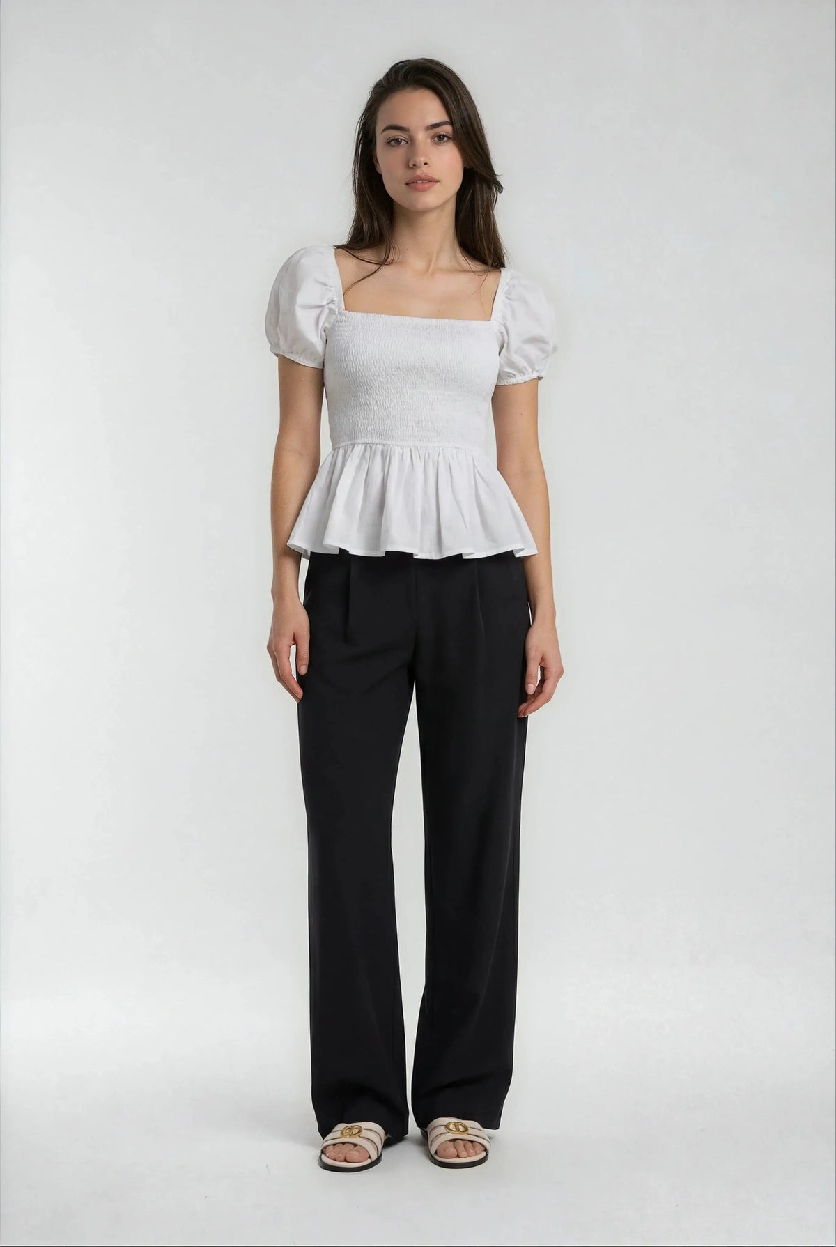 Luxeflow Wide Leg Sweatpants Black - Elevated Trouser Pants - Shopthatapp.ca