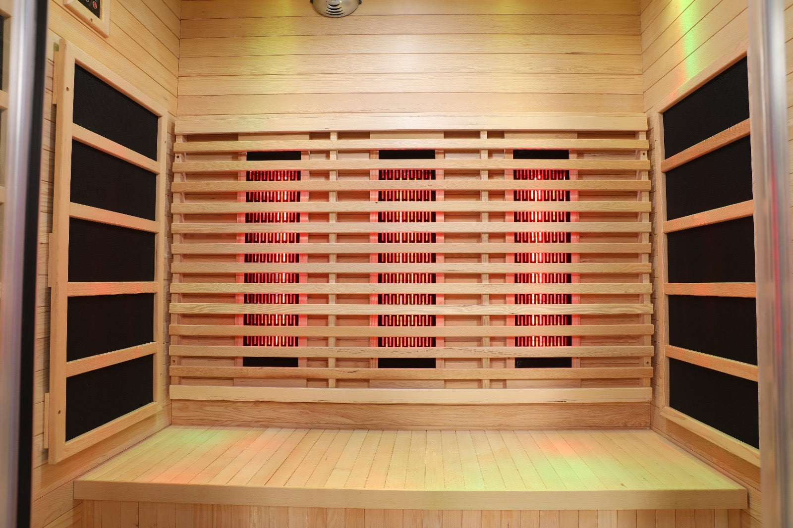 Blisspod | Venetian | Full Spectrum Indoor Premium Canadian Hemlock Ultra Low EMF Sauna | 11 Heaters | Reflexology & Chromotherapy | 3 Person - Www.Shopthatapp.ca