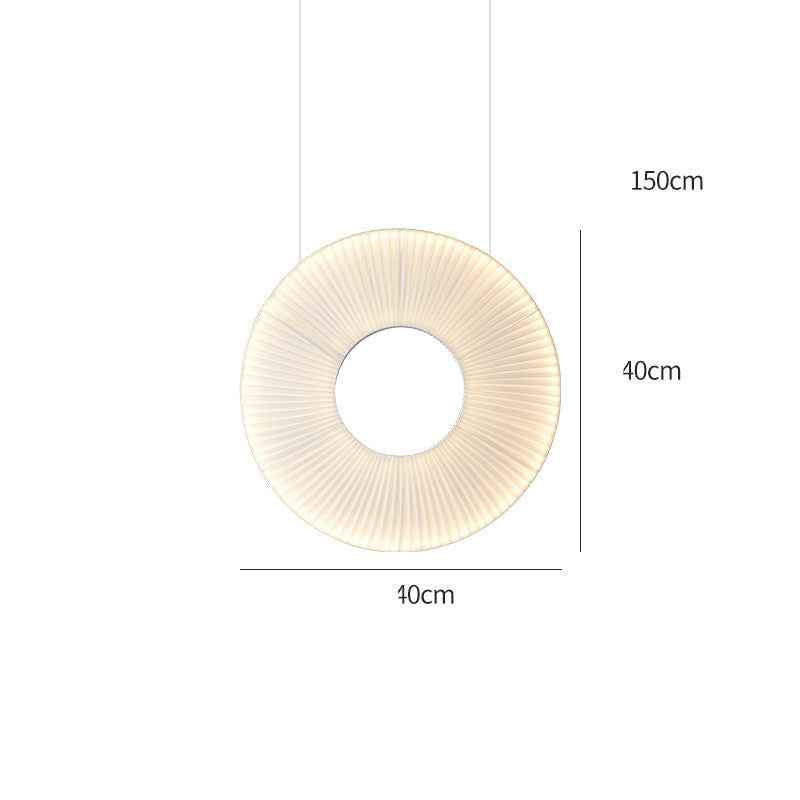 Pleated Chandeliers Japanese Designer Creative Dining Room Bedroom