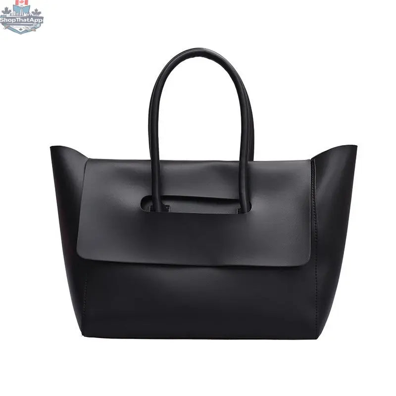 Fashion Women Shoulder Bags Large Capacity Handbags Simple Retro Tote Bags Solid Color Famous Brand High Quality Bags - Shopthatapp.ca