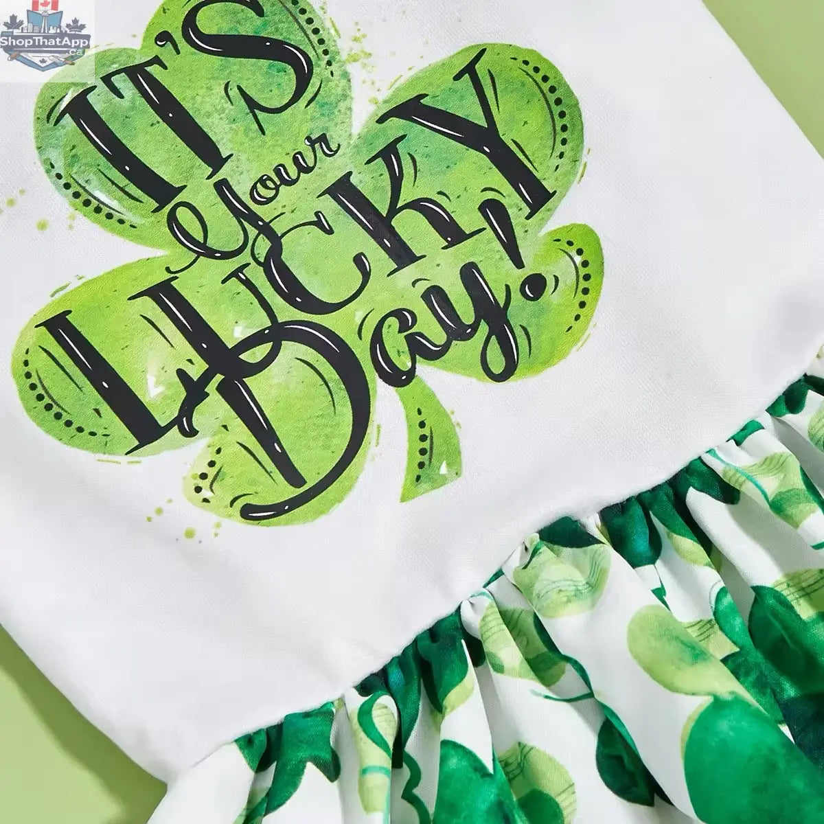 It’s Your Lucky Day Dress – Charming Saint Patrick's Day Dog Dress - Shopthatapp.ca