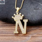 Letter Pendant with Chain - Gold - Shopthatapp.ca