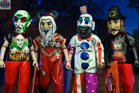 Toy Snowman 6-inch Clothed Costume Series 4 action figures, five collectible toy figures with detailed costumes.