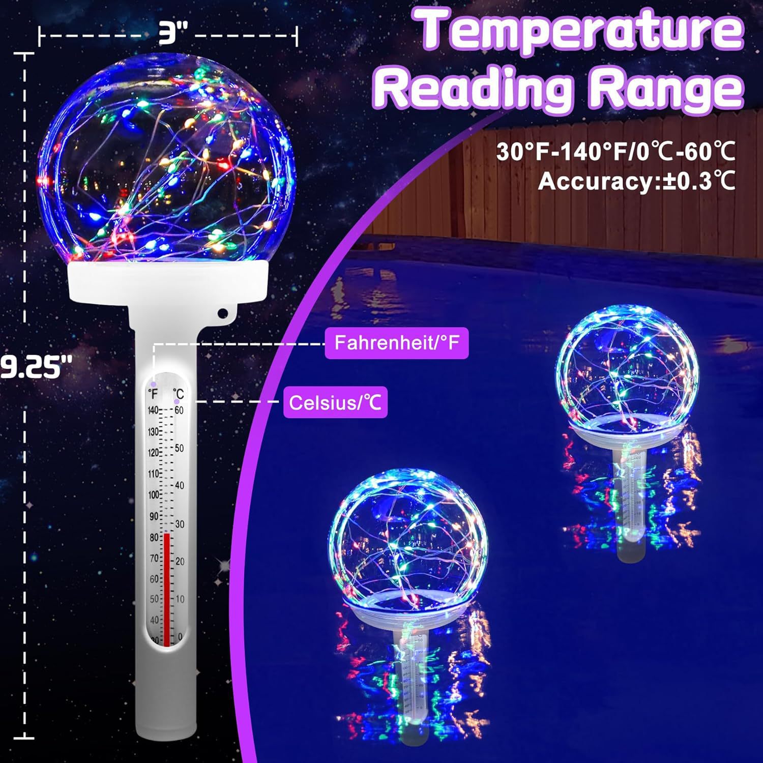 Bathtub Thermometer Swimming Pool Thermometer Pool Bathtub Thermometer