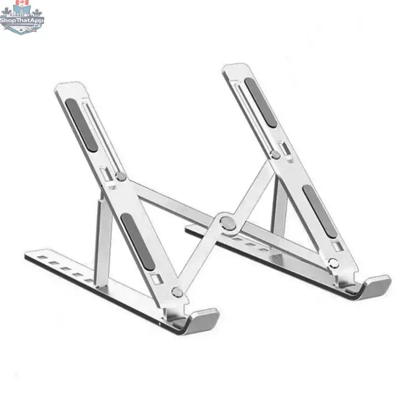 Folding Aluminum Laptop Stand for Desktop Use - Shopthatapp.ca