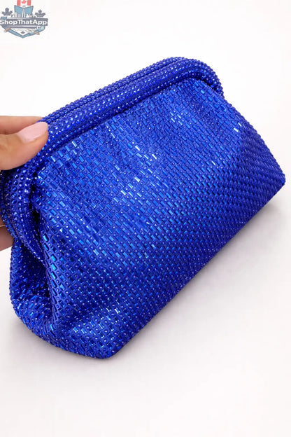 Luxury Blue Clutch Bag - Elevate Your Evening Style - Shopthatapp.ca