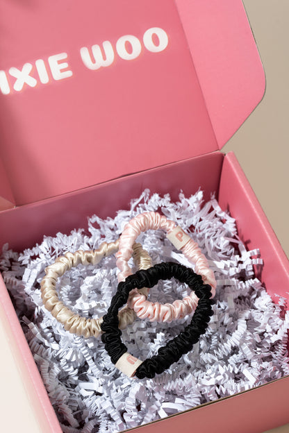 Slim Silk Scrunchie - Shopthatapp.ca