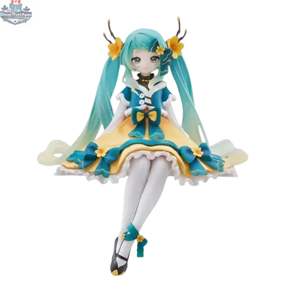 Hatsune Miku noodle stopper figure by Hawk Collectibles, Chinese New Year 2025 version, featuring vibrant anime character design.